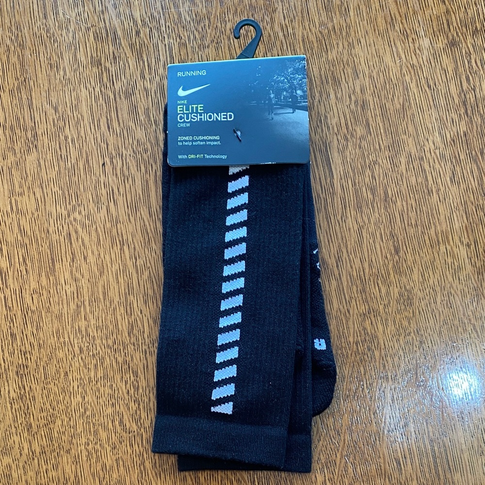 10-11.5 Nike R & L Reflective Elite Cushioned Women 11.5-13 Men Unisex Crew Sock - Picture 10 of 13